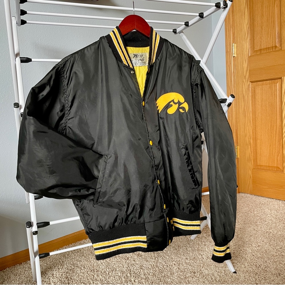 Vintage Iowa Hawkeyes Varsity Jacket